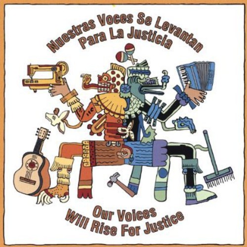Jesus Rivas Lolo & Betty Robles - Nuestras Voces Se Levantan Para la Justicia /Our V vinyl record cover