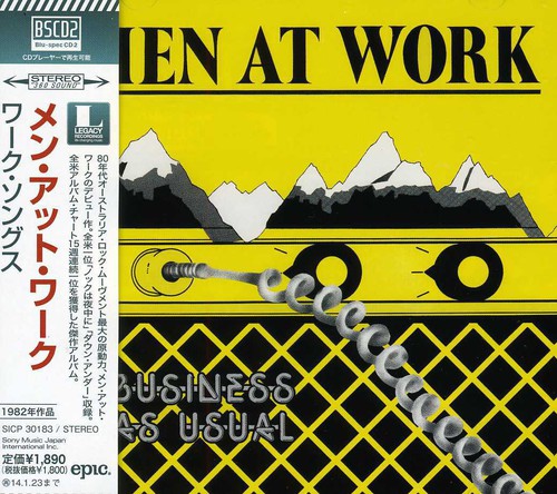 Men At Work - Business As Usual vinyl record cover