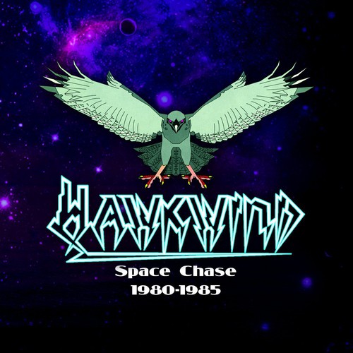 Hawkwind - Space Chase 1980-1985 vinyl record cover