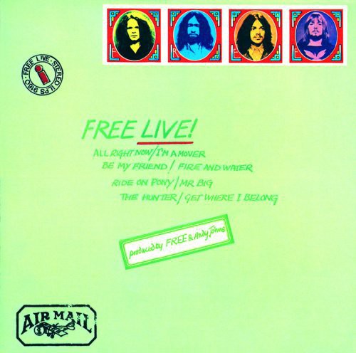 Free - Free Live! vinyl record cover
