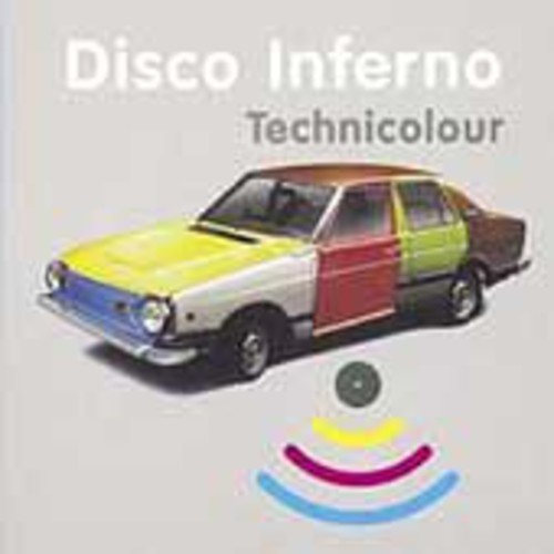 Disco Inferno - Technicolour vinyl record cover