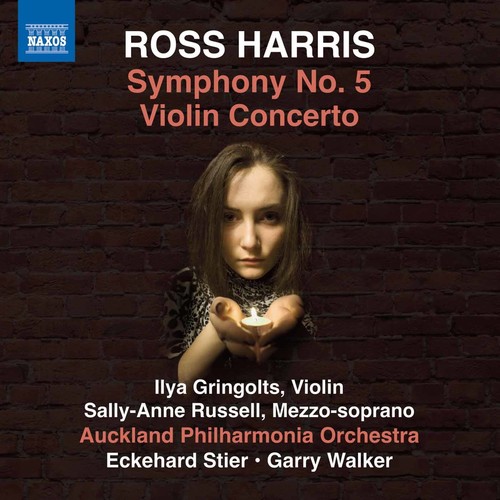 R Harris / Stier / Walker - Ross Harris: Symphony No. 5 & Violin Concerto vinyl record cover