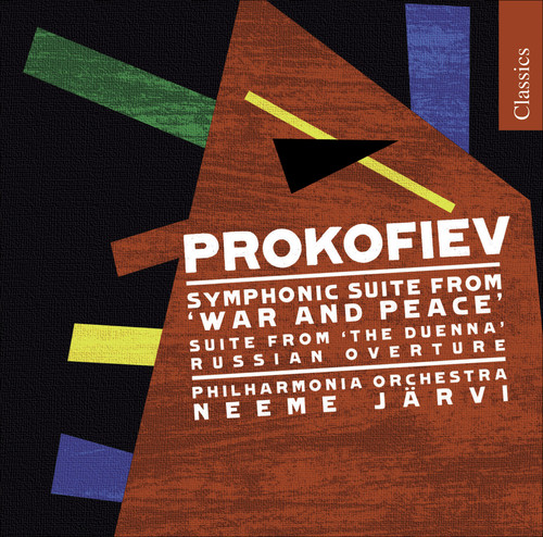 Neeme JÃ¤rvi - Symphonic Suite from War & Peace / Suite Duenna vinyl record cover