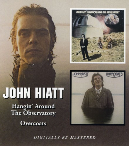 John Hiatt - Hangin Around The Observatory/Overcoats vinyl record cover