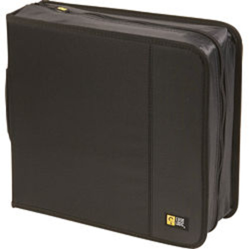 Cd Wallet - Case Logic CDW-208 CD Wallet-Holds 208 Discs or 104  With Notes - Nylon (Black)