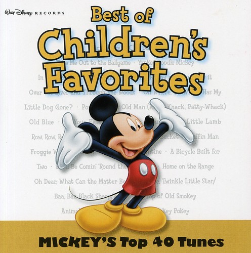Childrens Favorites, Disney - Mickey's Top 40 vinyl record cover