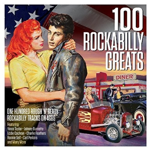 100 Rockabilly Greats / Various Uk - 100 Rockabilly Greats / Various vinyl record cover