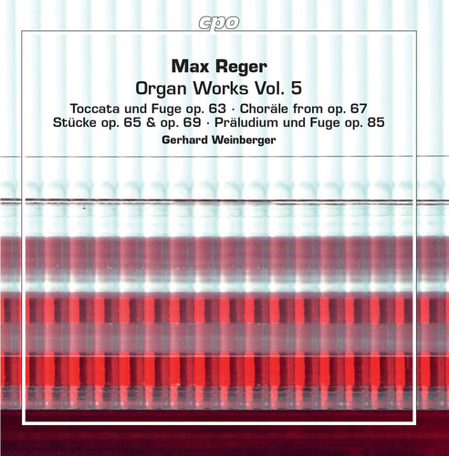 Reger / Weinberger - Organ Works 5 vinyl record cover