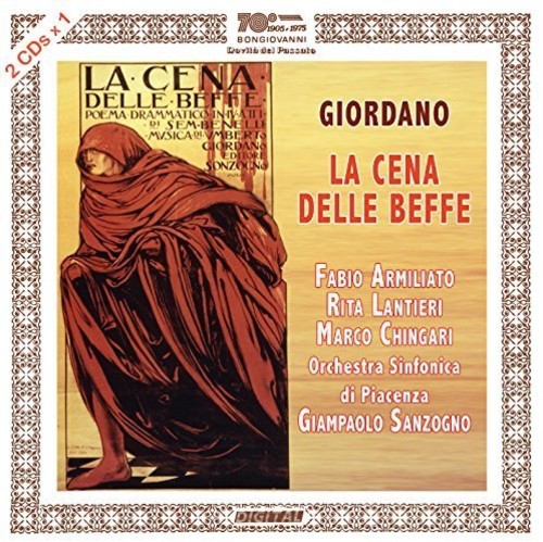 Umberto Giordano / Chingari,Marco / Mazzini,Guido - Umberto Giordano: La Cena Delle Beffe vinyl record cover