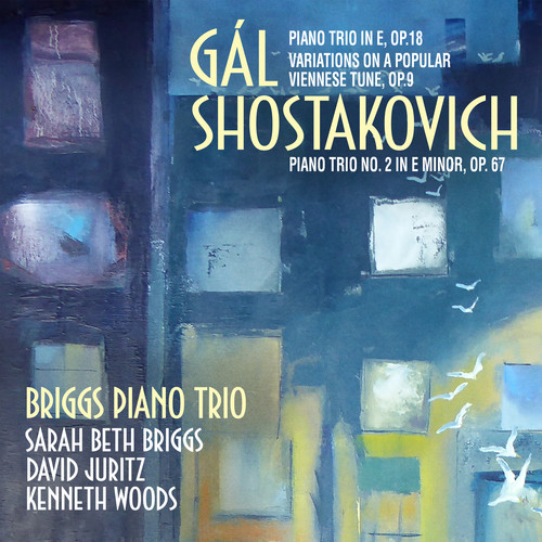 Shostakovich / Woods - Piano Trio in E 18 vinyl record cover