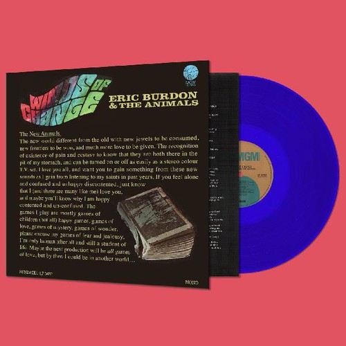 Eric Burdon & Animals - Winds Of Change (Blue) vinyl record cover