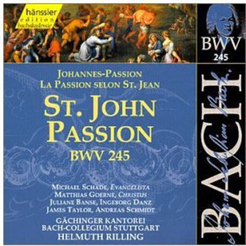 J.S. Bach - St John's Passion vinyl record cover