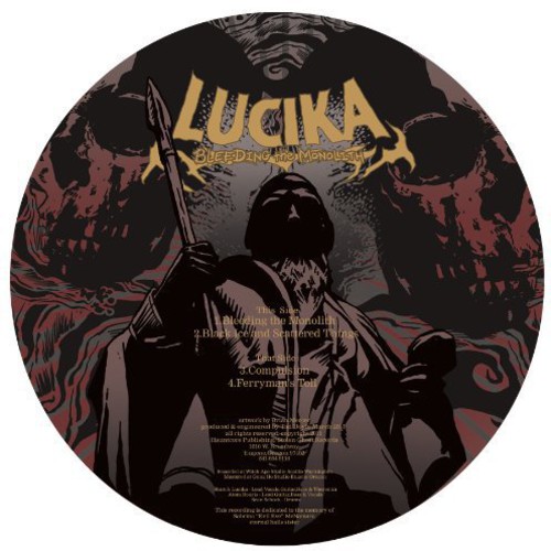 Lucika - Bleeding the Monolith vinyl record cover