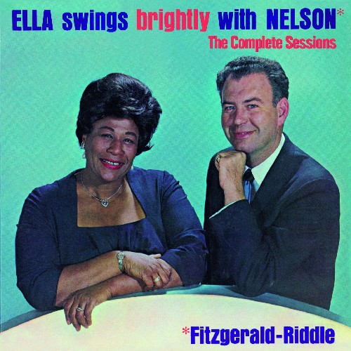 Ella Fitzgerald - Ella Swings Brightly With Nelson vinyl record cover