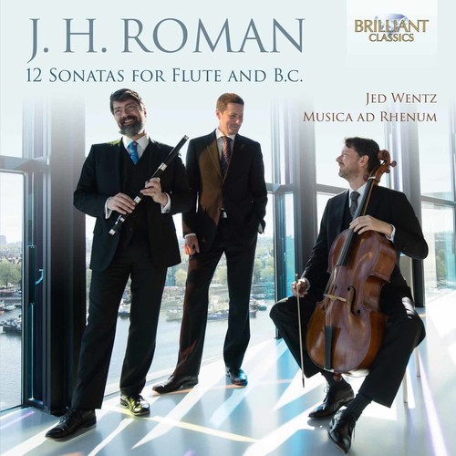 Musica Ad Rhenum - J.H. Roman: 2 Sonatas for Flute & Continuo vinyl record cover