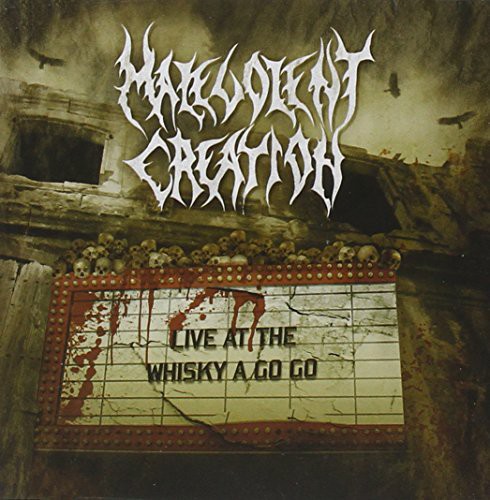 Malevolent Creation - Live At The Whisky A Go Go vinyl record cover