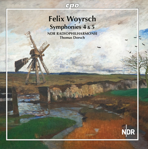 Woyrsch / Ndr Radiophilharmonie - Symphonies 4 & 5 vinyl record cover