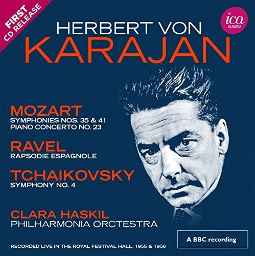 Mozart / Karajan / Haskil - Mozart Symphonies vinyl record cover