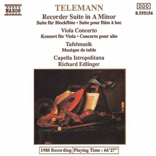 Richard Edlinger - Recorder Suite / Viola Concerto / Tafelmusik