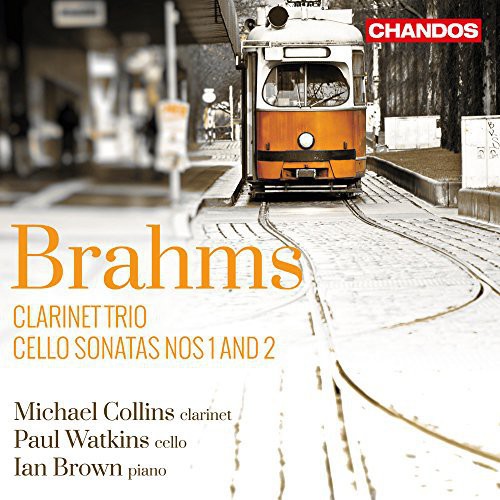 Brahms / Collins / Watkins / Brown - Clarinet Trio & Cello Sons 1 & 2 vinyl record cover