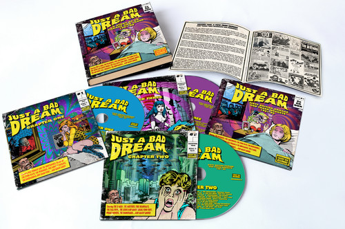 Just A Bad Dream 60 British Garage & Trash Nugget - Just A Bad Dream: Sixty British Garage & Trash Nuggets 1981-1989 / Various vinyl record cover