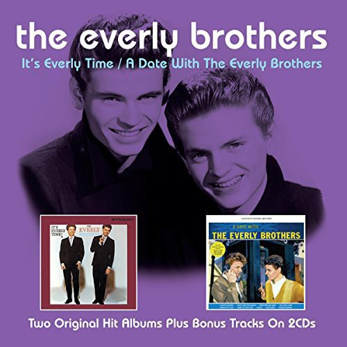 Everly Bros - It's Everly Time / a Date with the Everly Bros vinyl record cover