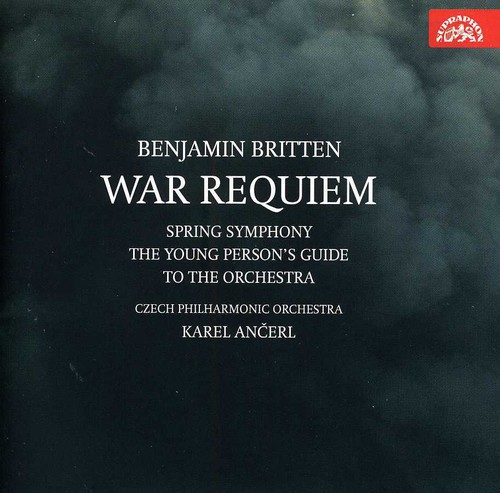 Britten / Kniplova / Prague Philharmonic Choir - War Requiem vinyl record cover
