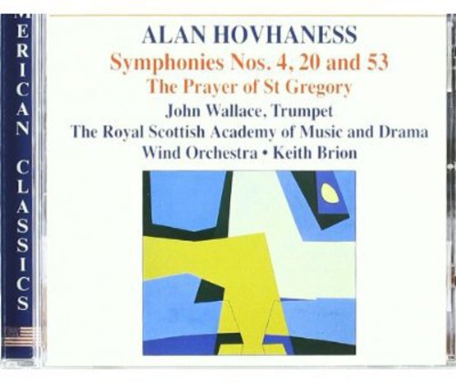 Keith Brion - Symphonies Nos. 4 20 & 53 vinyl record cover
