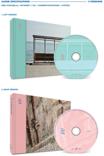 BTS - You Never Walk Alone (Random cover, incl. 120-page photobook and one random photocard) vinyl record cover