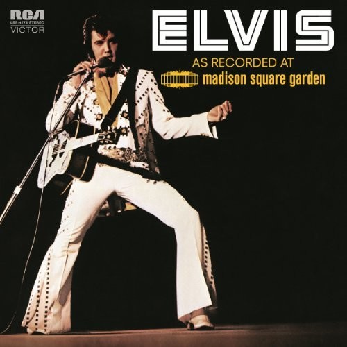 Elvis Presley - As Recorded At Madison Square Garden vinyl record cover