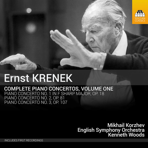 Krenek / Korzhev / English Symphony Orch / Woods - Krenek: Complete Piano Concertos 1 vinyl record cover
