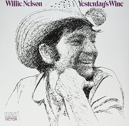 Willie Nelson - Yesterday's Wine vinyl record cover