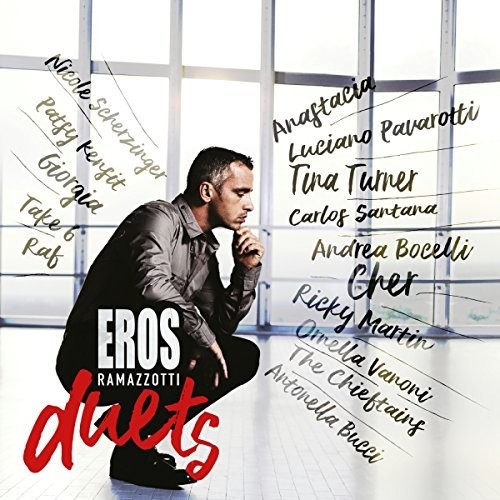 Eros Ramazzotti - Eros Duets vinyl record cover