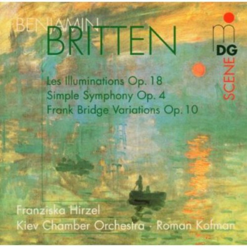 B. Britten - Orchestral Works vinyl record cover