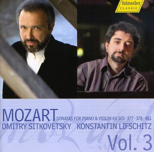 W.A. Mozart - Violin Sonatas 3 vinyl record cover