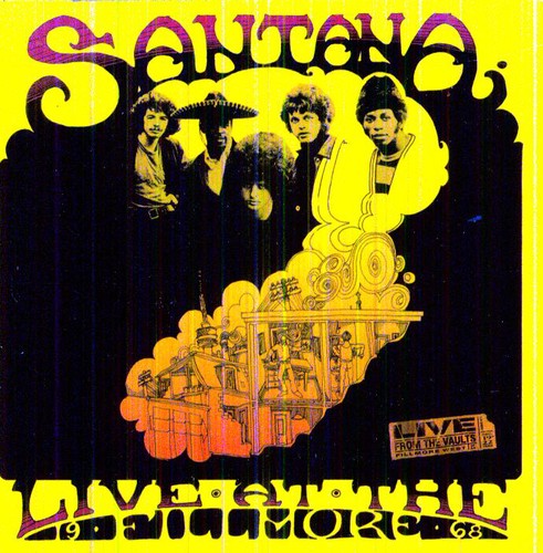 Santana - Live At The Fillmore-1968 vinyl record cover