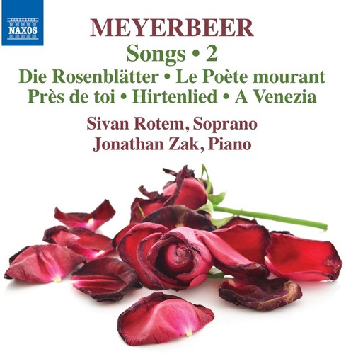 Giacomo Meyerbeer / Rotem / Zak / Erdmann - Giacomo Meyerbeer: Songs Vol 2 vinyl record cover