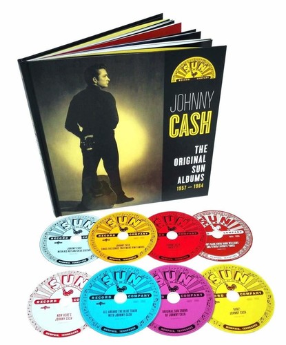 Johnny Cash - Original Sun Albums 1957-1964 (8cd Hardback Book) vinyl record cover