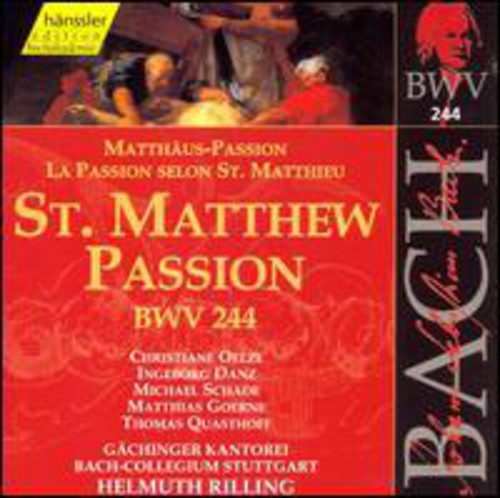 J.S. Bach, J Bach C / Choir Of Kings College Cambridge - St Matthew's Passion (Box) vinyl record cover