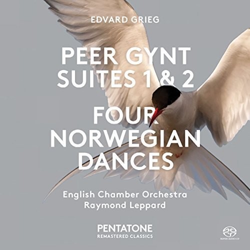Edvard Grieg / English Chamber Orch / Leppard,Ray - Peer Gynt Suites 1 & 2 - Four Norwegian Dances vinyl record cover