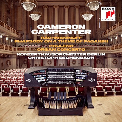 Poulenc / Carpenter / Konzerthausorchester Berlin - Rhapsody on a Theme of Paganini / Organ Concerto vinyl record cover