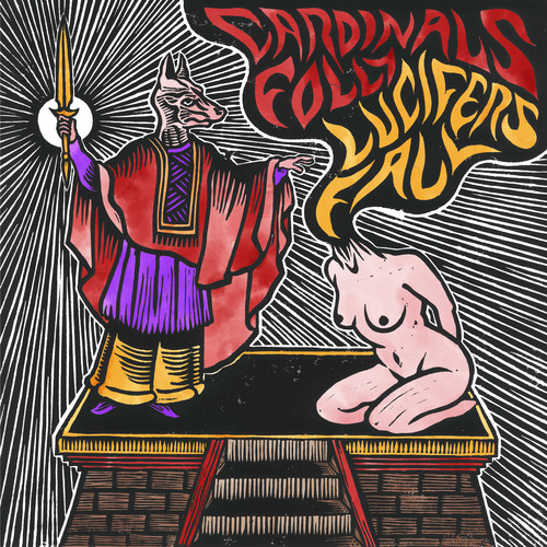 Cardinals Folly & Lucifers Fal - Split vinyl record cover