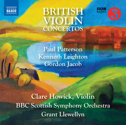 Jacob / Howick / Llewellyn - British Violin Concertos vinyl record cover