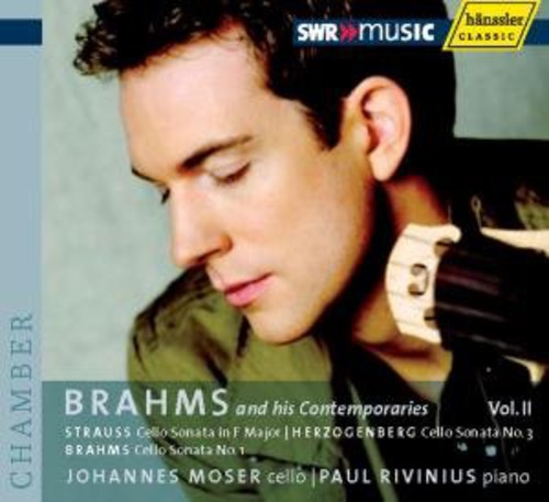 Johannes Moser - Brahms & His Contemporaries 2 vinyl record cover