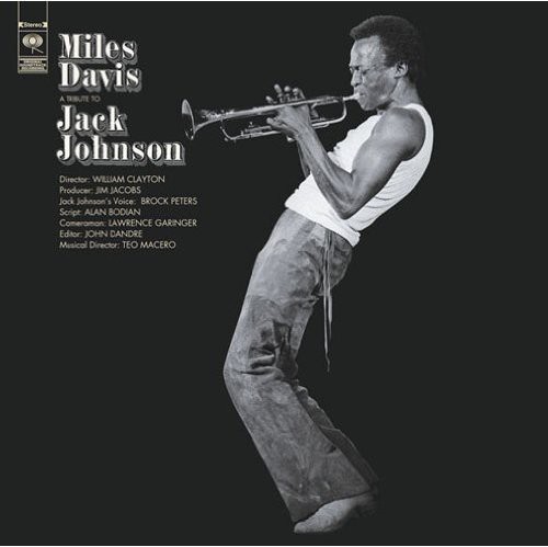 Miles Davis - Tribute To Jack Johnson vinyl record cover