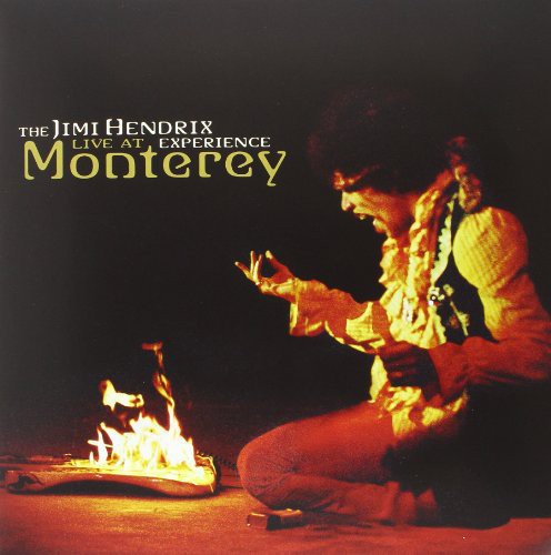 Jimi Hendrix - Live At Monterey vinyl record cover