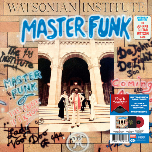 Watsonian Institute - Master Funk - Red Vinyl 2017 Limited Edition vinyl record cover