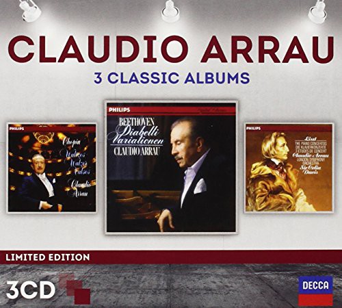 Claudio Arrau - Three Classic Albums vinyl record cover