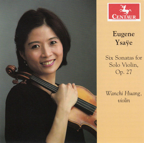 Wanchi Huang - Six Sonatas for Solo Violin Op 27 vinyl record cover