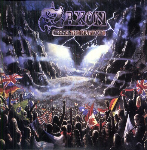 Saxon - Rock The Nations vinyl record cover